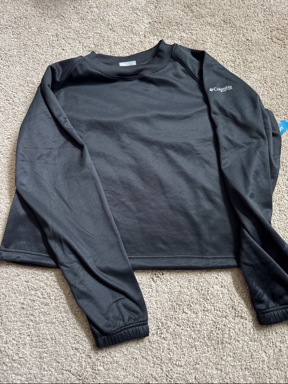Columbia PFG Black Women's Crewneck